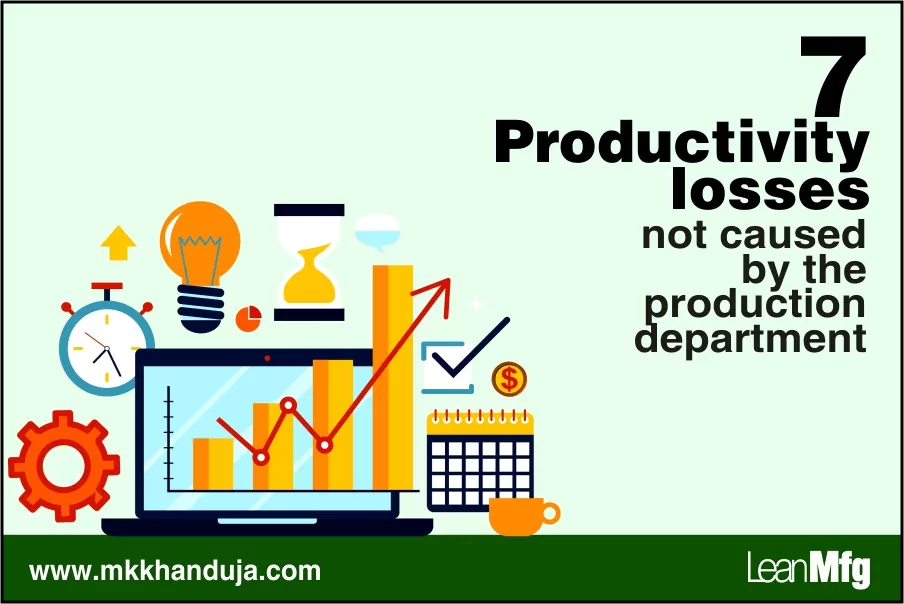7 productivity losses not caused by the production department by 